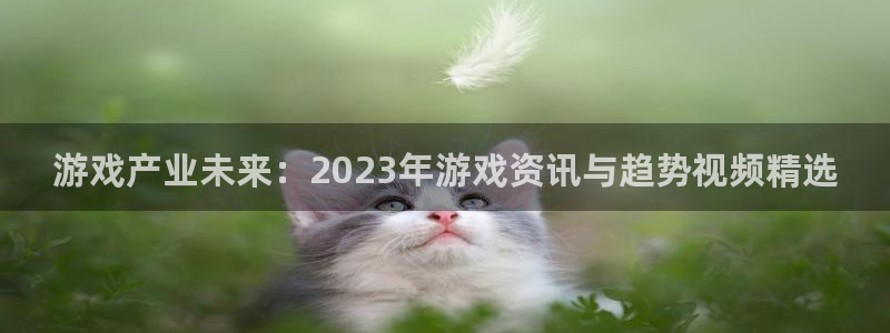 长征娱乐下载链接：游戏产业未来：2023年游戏资讯与趋势视频